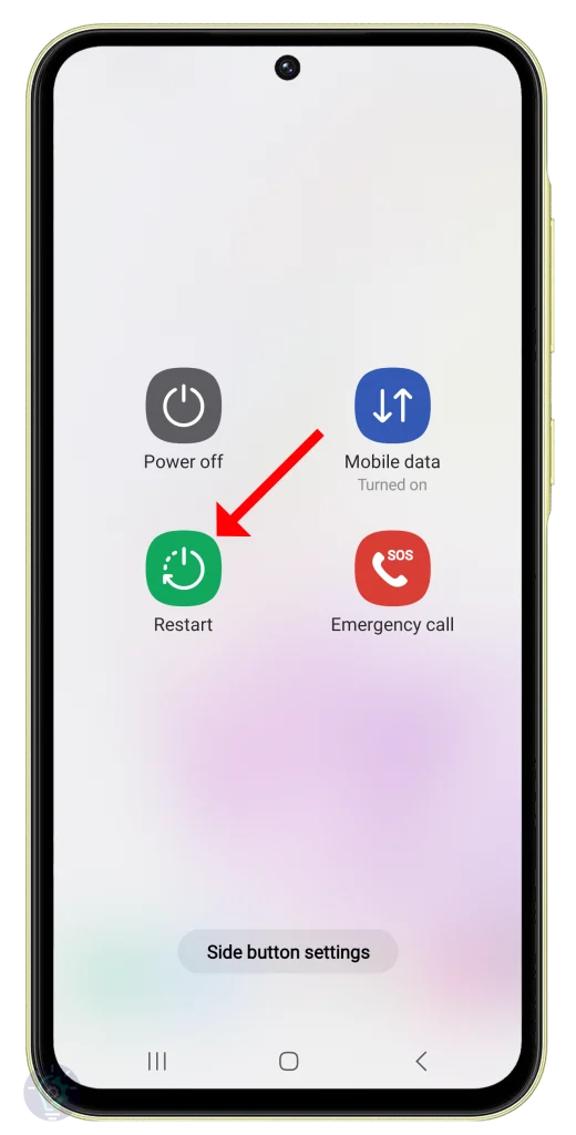 Samsung Galaxy A35 Restart Force Restart 2