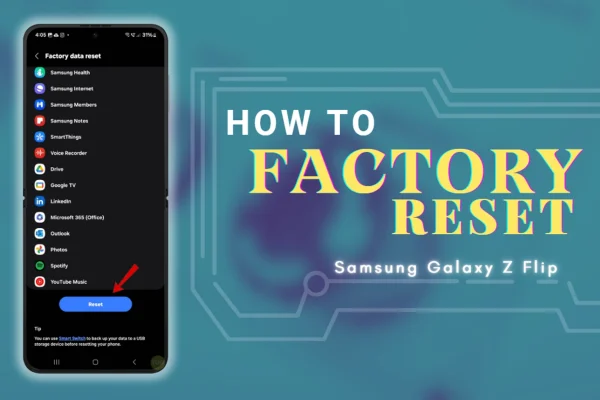 Samsung Galaxy Z Flip 4 - Factory Reset