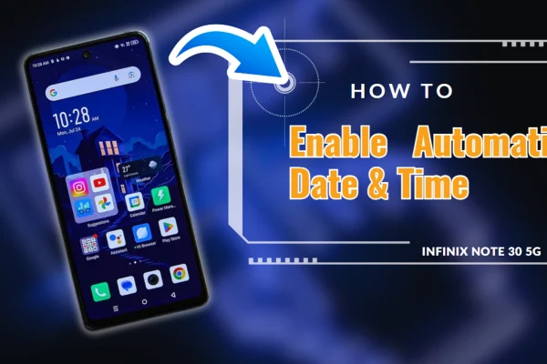 Infinix Note 30 5G - Enable Automatic Date & Time