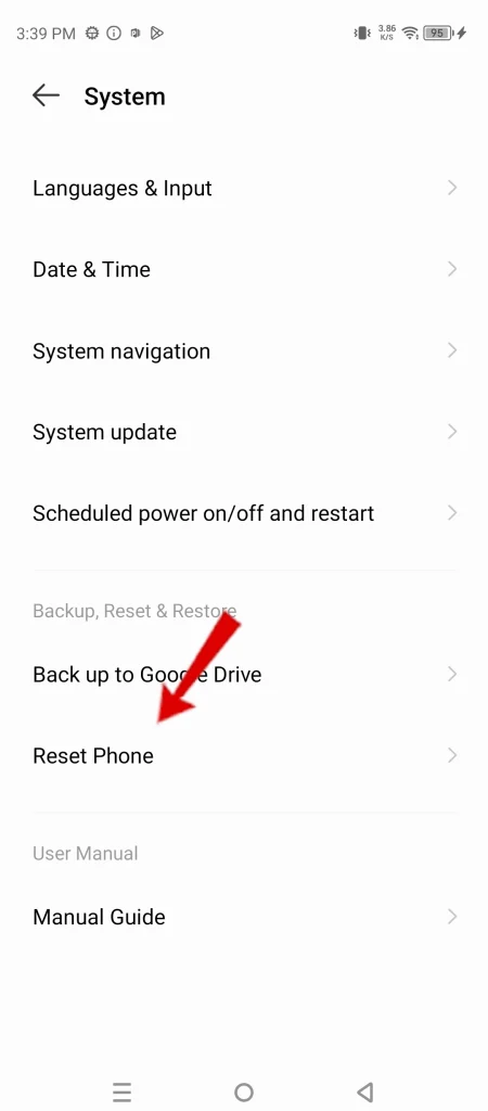 Infinix Note 30 5g Reset Wi Fi Settings 3