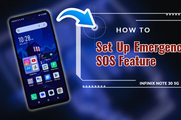 Infinix Note 30 5g Set Up Emergency SOS feature Tutorial
