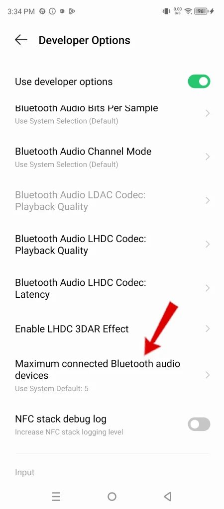 set or change maximum connected Bluetooth audio device on infinix note 30 5g 1