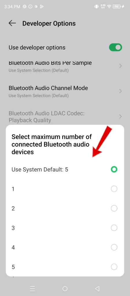 set or change maximum connected Bluetooth audio device on infinix note 30 5g 2